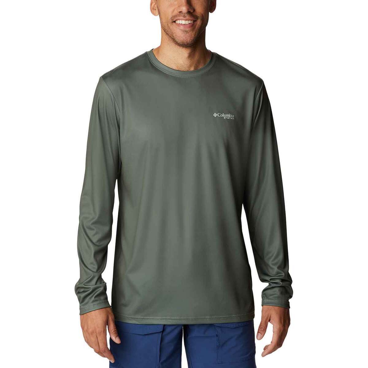 Columbia Men's Terminal Tackle Fish Flag Long Sleeve Shirt Columbia Men's Terminal Tackle Fish Flag Long Sleeve Shirt
