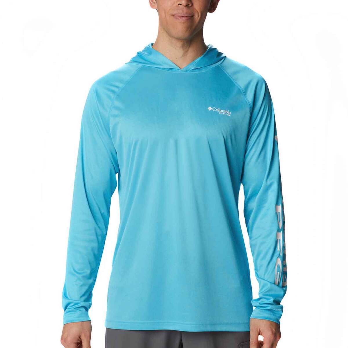 Columbia Men's Terminal Tackle Heather Fishing Hoodie Columbia Men's Terminal Tackle Heather Fishing Hoodie