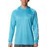 Columbia Men's Terminal Tackle Heather Fishing Hoodie - Atoll - L - Atoll L