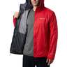 Columbia Men's Watertight II Omni-Tech Waterproof Packable Casual Rain Jacket - Mountain Red - L - Mountain Red L