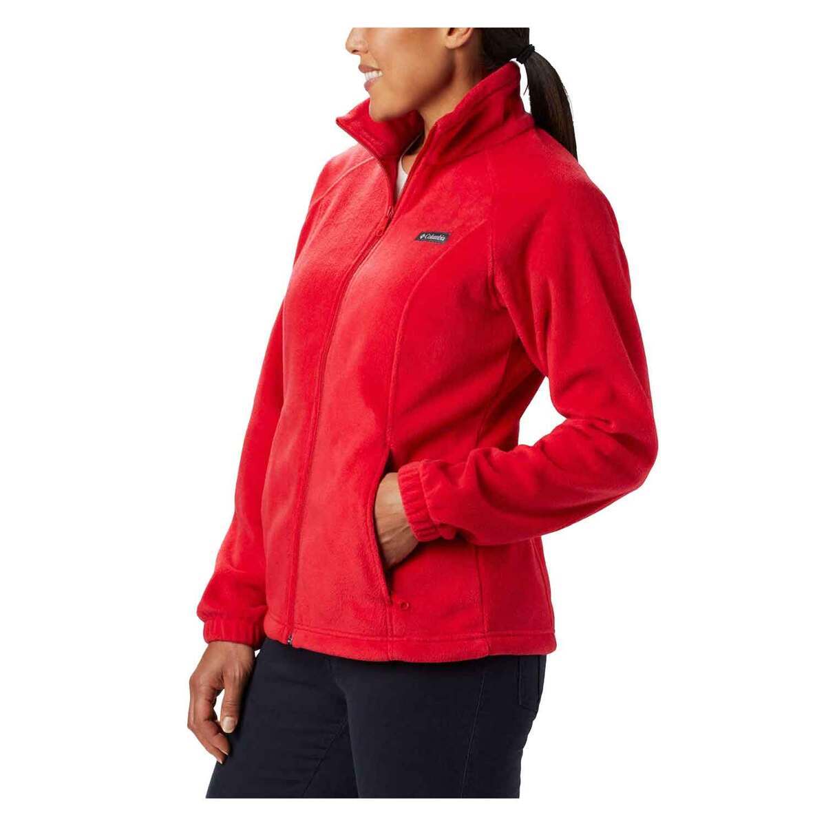 Columbia Women's Benton Springs Full Zip Fleece Jacket - Red Hibiscus - XXL - Red Hibiscus XXL Columbia Women's Benton Springs Full Zip Fleece Jacket - Red Hibiscus - XXL - Red Hibiscus XXL