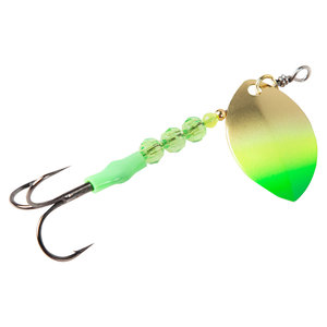 Columbia Tackle Mag Willow Inline Spinner - Brass/Lemon/Lime