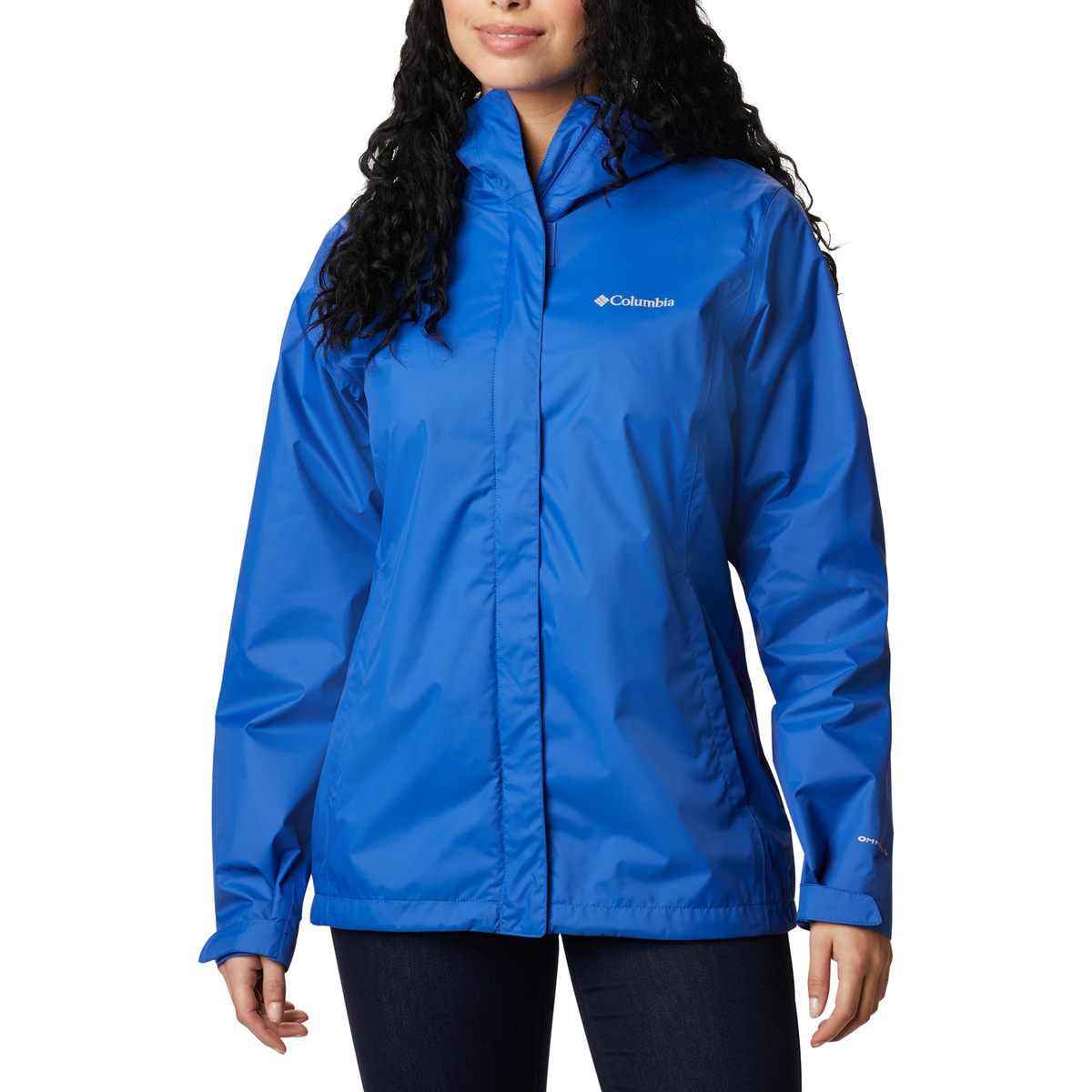 Columbia Women's Arcadia II Omni-Tech Waterproof Packable Rain Jacket - Blue - S - Blue S Columbia Women's Arcadia II Omni-Tech Waterproof Packable Rain Jacket - Blue - S - Blue S