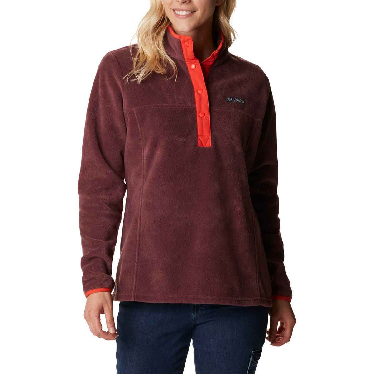 Columbia Women's Benton Springs 1/2 Snap Fleece Jacket Columbia Women's Benton Springs 1/2 Snap Fleece Jacket