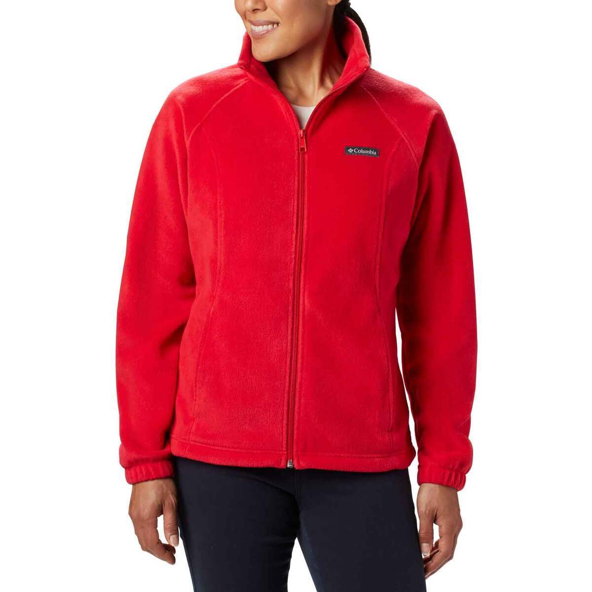 Columbia Women's Benton Springs Full Zip Fleece Jacket - Red Hibiscus - XXL - Red Hibiscus XXL Columbia Women's Benton Springs Full Zip Fleece Jacket - Red Hibiscus - XXL - Red Hibiscus XXL