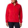 Columbia Women's Benton Springs Full Zip Fleece Jacket - Red Hibiscus - XXL - Red Hibiscus XXL