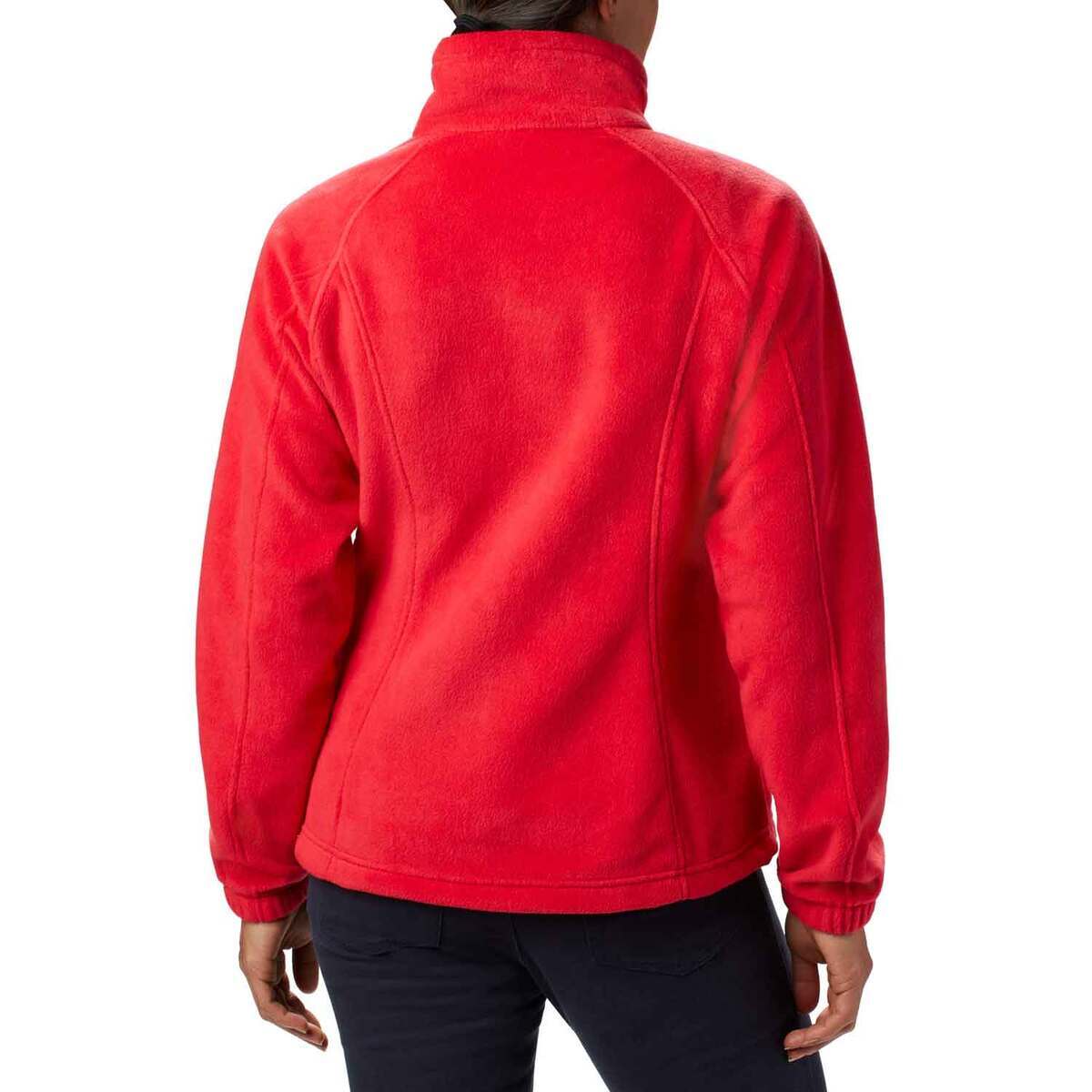Columbia Women's Benton Springs Full Zip Fleece Jacket - Red Hibiscus - XXL - Red Hibiscus XXL Columbia Women's Benton Springs Full Zip Fleece Jacket - Red Hibiscus - XXL - Red Hibiscus XXL