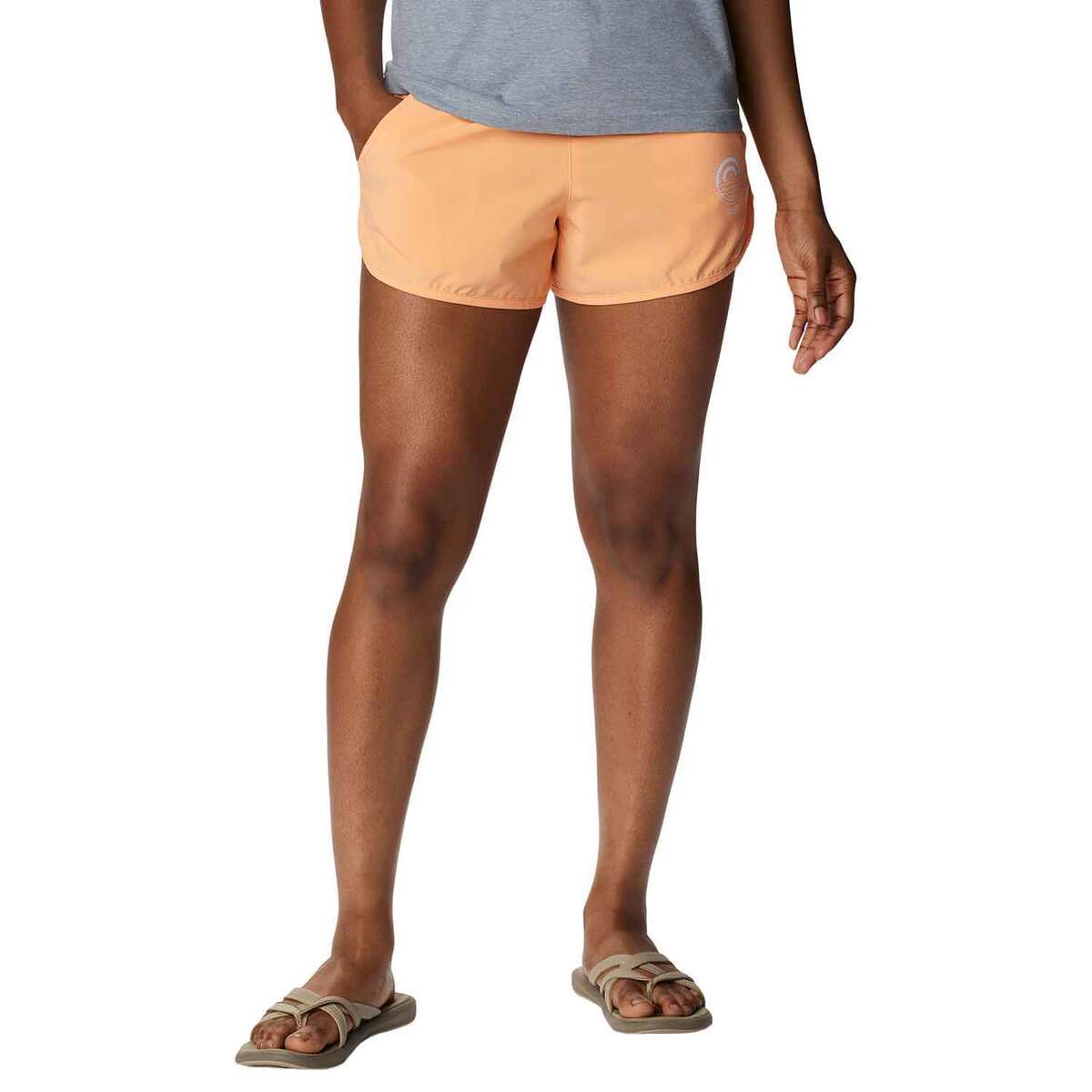 Columbia Women's Bogata Bay Printed High Rise Stretch Casual Shorts Columbia Women's Bogata Bay Printed High Rise Stretch Casual Shorts