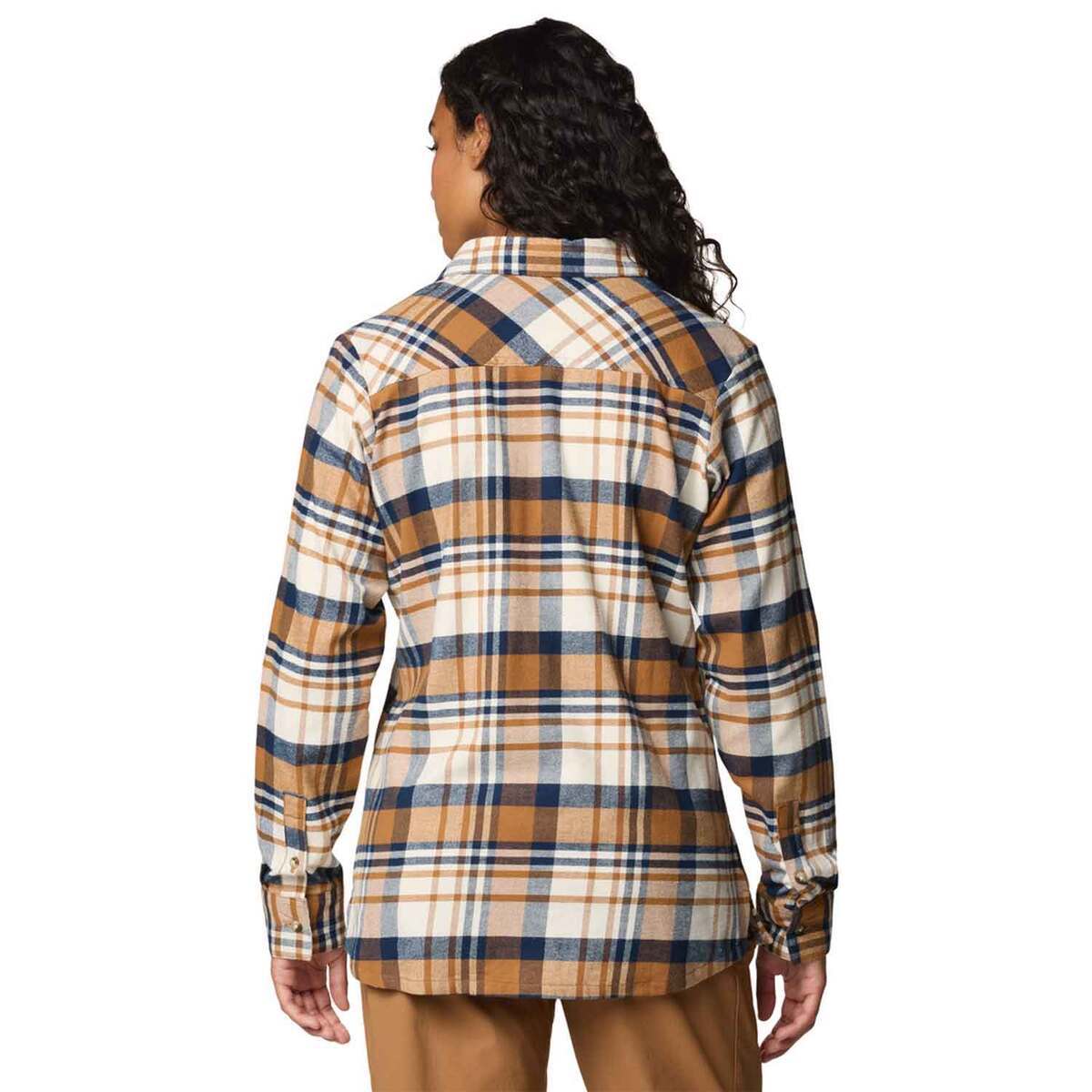 Columbia Women's Calico Basin Flannel Long Sleeve Casual Shirt Columbia Women's Calico Basin Flannel Long Sleeve Casual Shirt