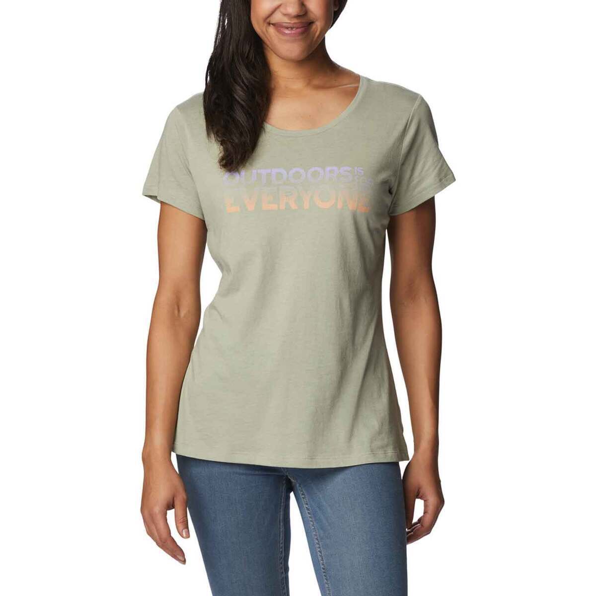 Columbia Women's Daisy Days Graphic Short Sleeve Casual Shirt Columbia Women's Daisy Days Graphic Short Sleeve Casual Shirt