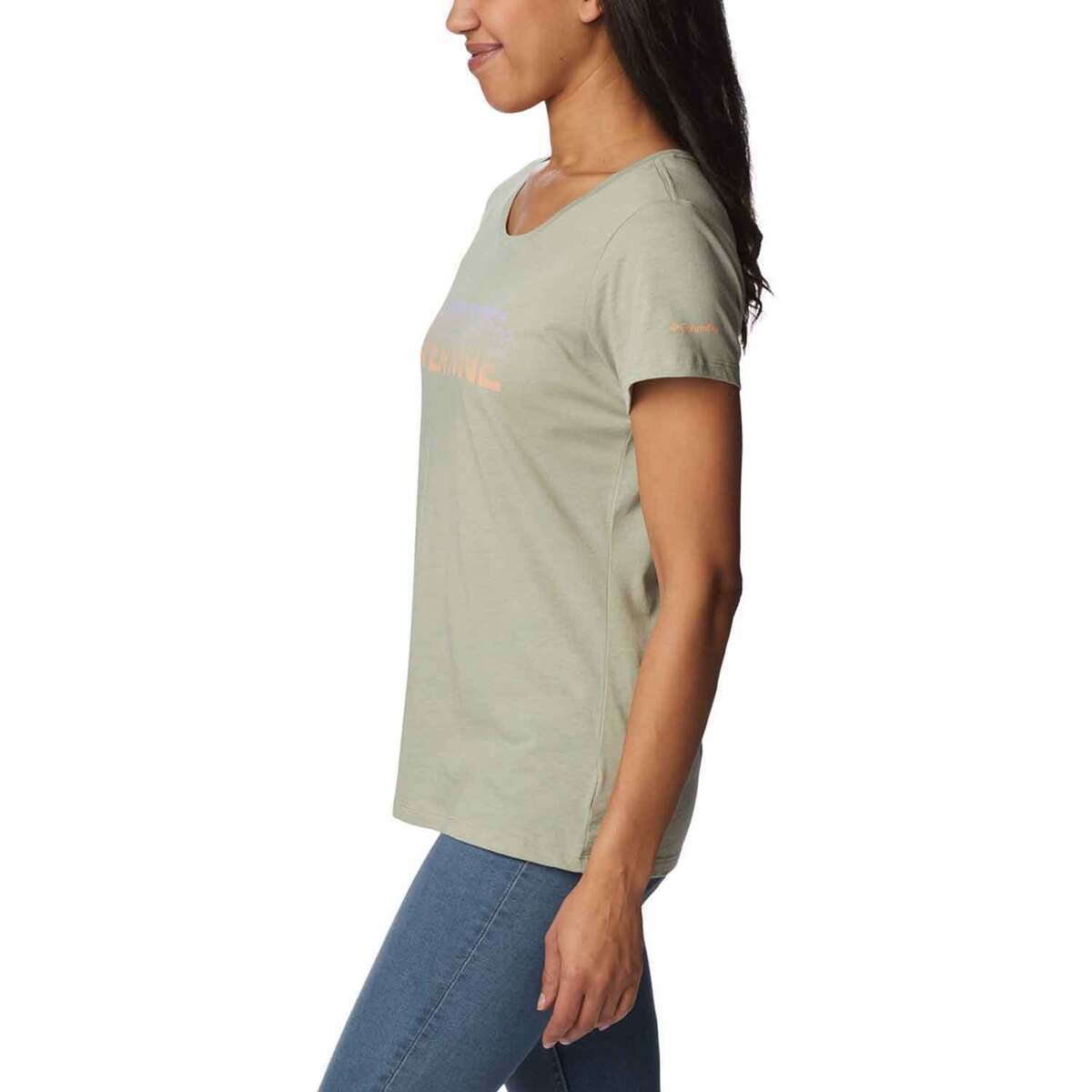 Columbia Women's Daisy Days Graphic Short Sleeve Casual Shirt Columbia Women's Daisy Days Graphic Short Sleeve Casual Shirt