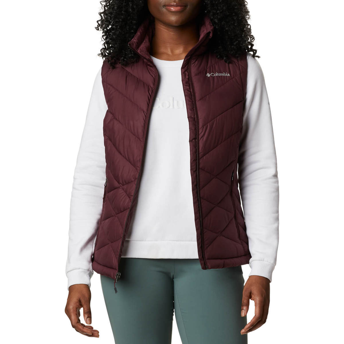Columbia Women's Heavenly Winter Casual Vest Columbia Women's Heavenly Winter Casual Vest
