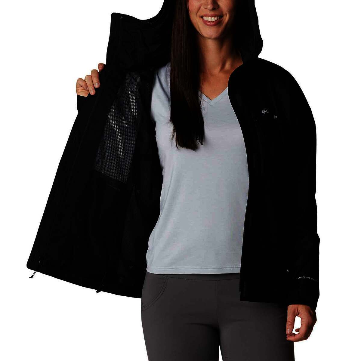 Columbia Women's Hikebound Omni-Tech Waterproof Hiking Rain Jacket Columbia Women's Hikebound Omni-Tech Waterproof Hiking Rain Jacket