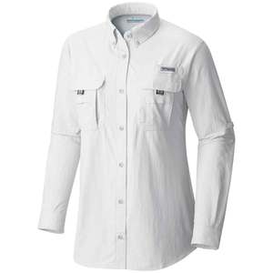 Columbia Women's PFG Bahama Long Sleeve Shirt - White - XS