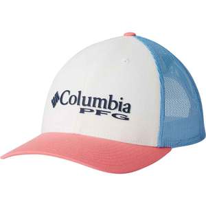 Columbia Women's PFG Mesh Hat - White