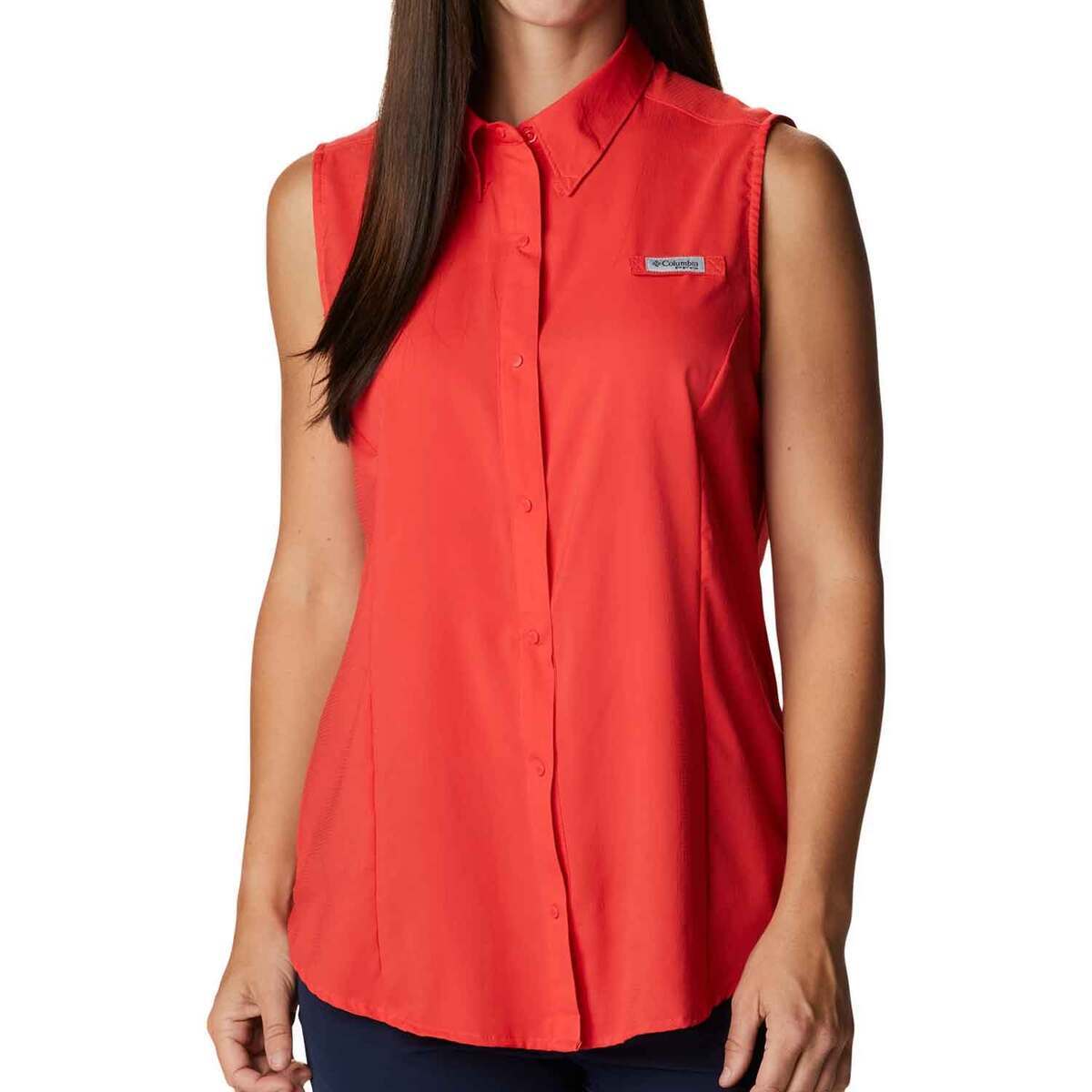 Columbia Women's PFG Tamiami Sleeveless Fishing Shirt Columbia Women's PFG Tamiami Sleeveless Fishing Shirt