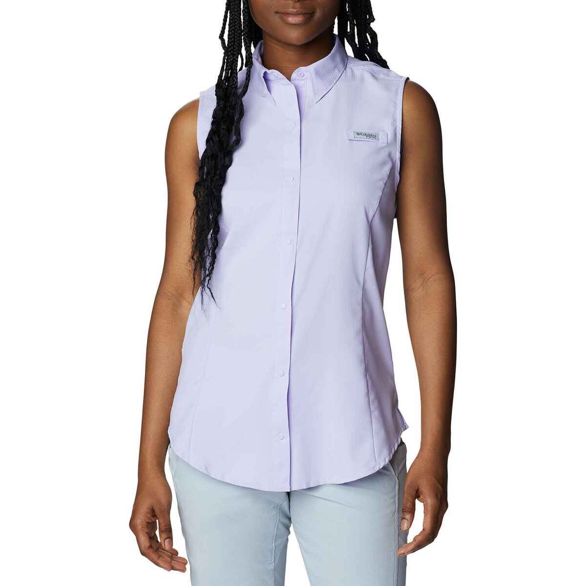 Columbia Women's PFG Tamiami Sleeveless Fishing Shirt Columbia Women's PFG Tamiami Sleeveless Fishing Shirt