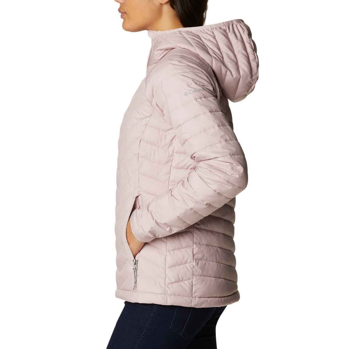 Columbia Women's Powder Lite Hooded Insulated Jacket - Mineral Pink - S ...