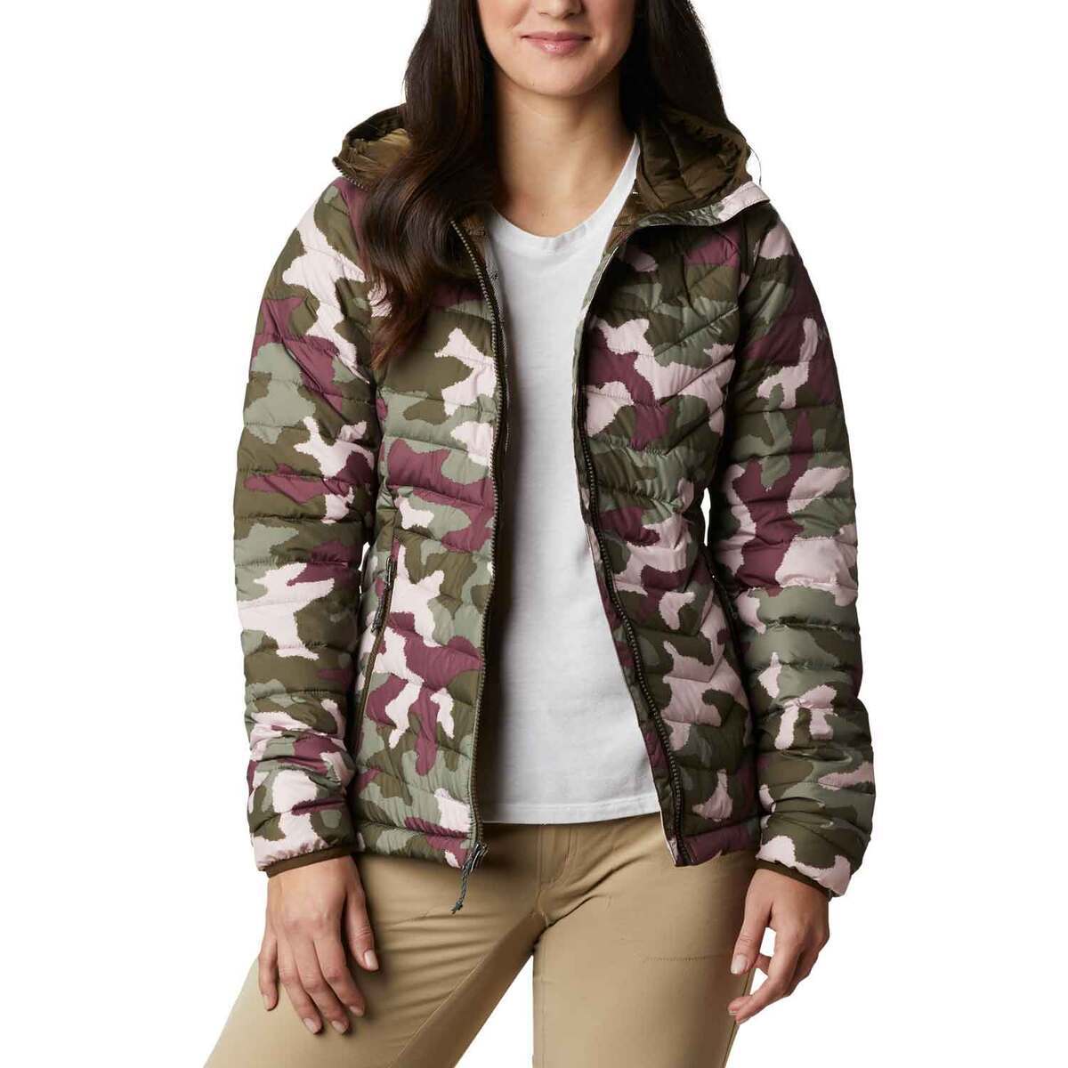 Columbia Women's Powder Lite Hooded Insulated Jacket Columbia Women's Powder Lite Hooded Insulated Jacket