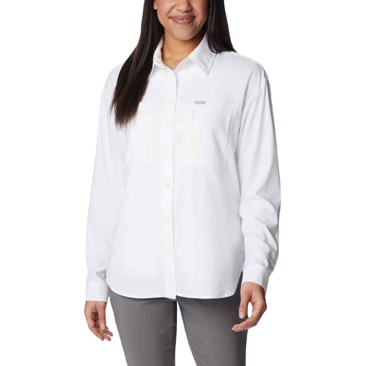 Women Ridge Columbia Women's Ridge Utility Long Sleeve Hiking Shirt | Sportsman's ...
