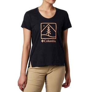 Columbia Women's Rose Summit Short Sleeve Shirt - Black - L