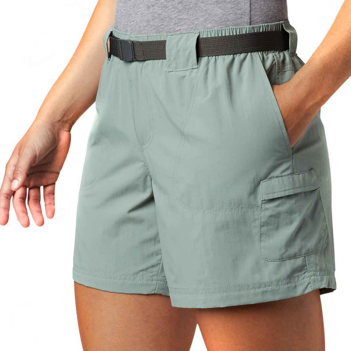 Columbia Women's Sandy River Cargo Casual Shorts - Green - M - Green M Columbia Women's Sandy River Cargo Casual Shorts - Green - M - Green M