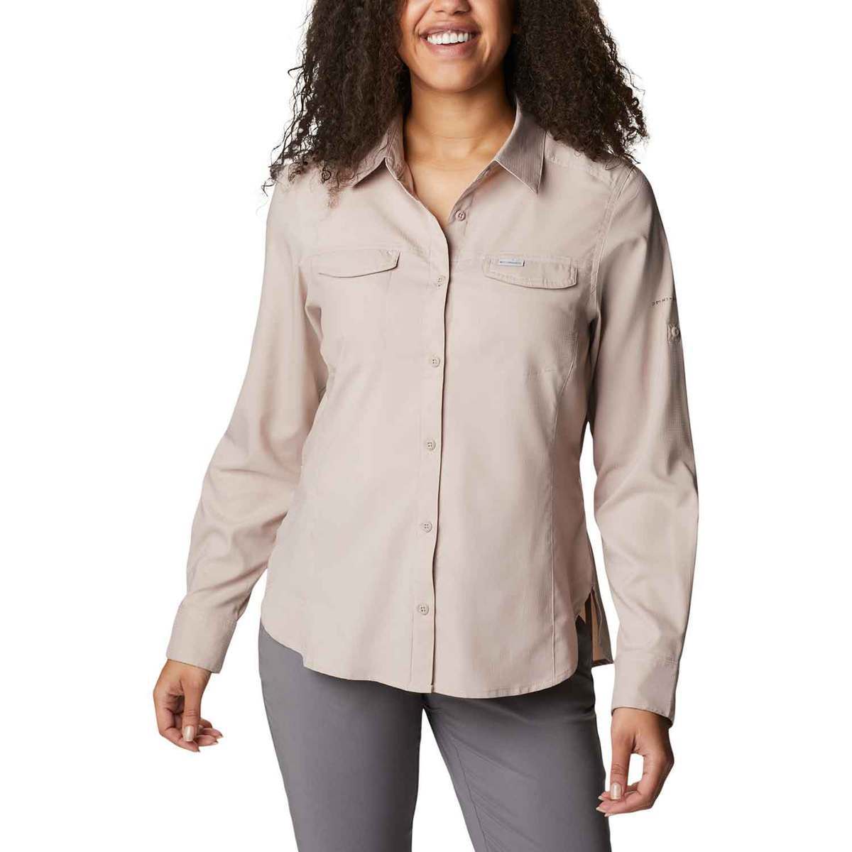 Columbia Women/'s Extended Silver RidgeTM Lite Long Sleeve Shirt