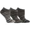 Columbia Women's Super Soft Space Dye Stripe Casual Socks - Black - M - Black M