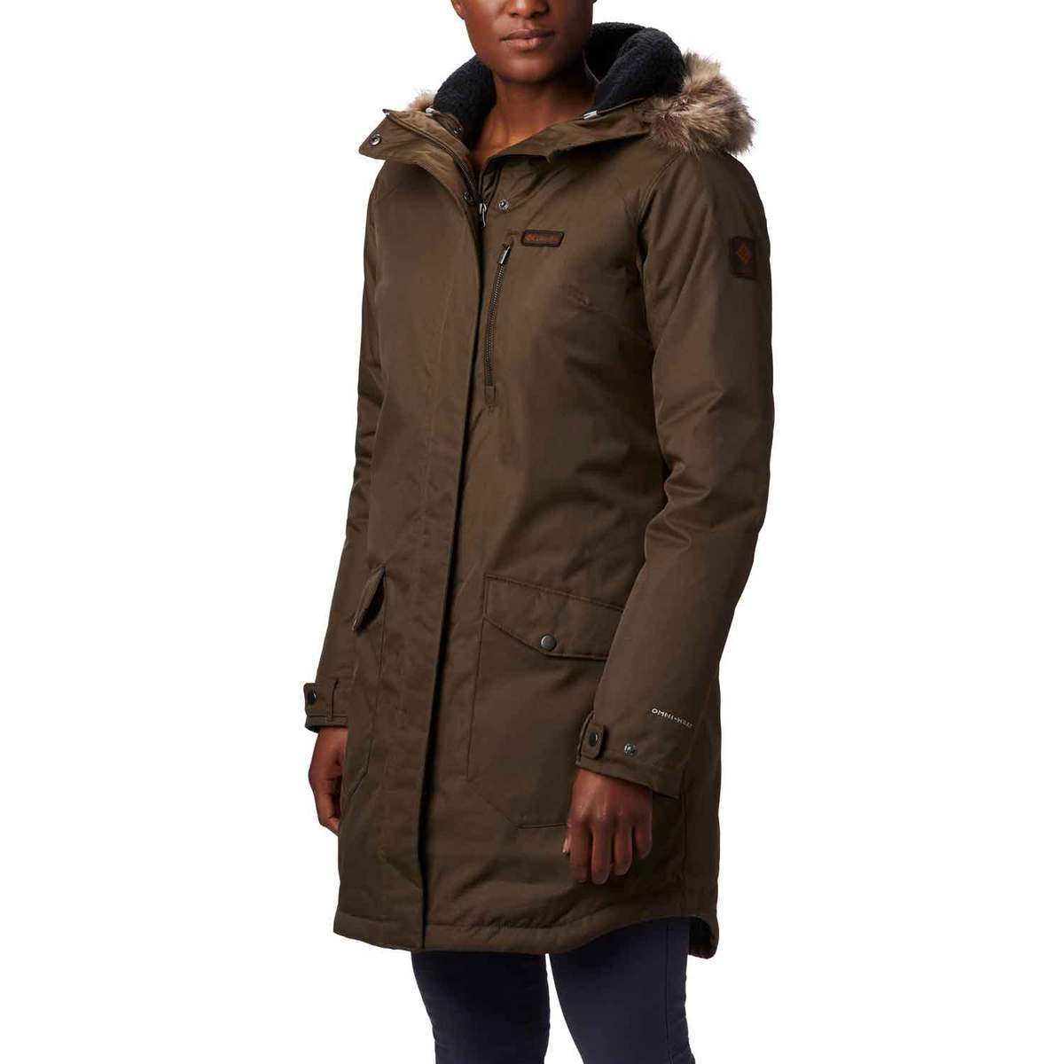 Columbia Women's Suttle Mountain Winter Jacket - Olive - M - Olive M Columbia Women's Suttle Mountain Winter Jacket - Olive - M - Olive M