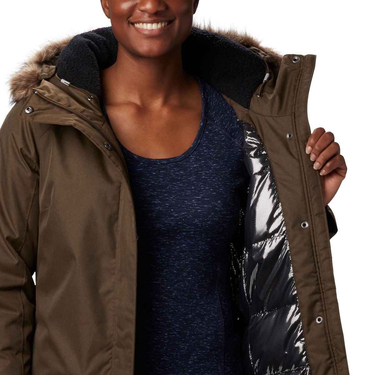 Columbia Women's Suttle Mountain Winter Jacket - Olive - M - Olive M Columbia Women's Suttle Mountain Winter Jacket - Olive - M - Olive M