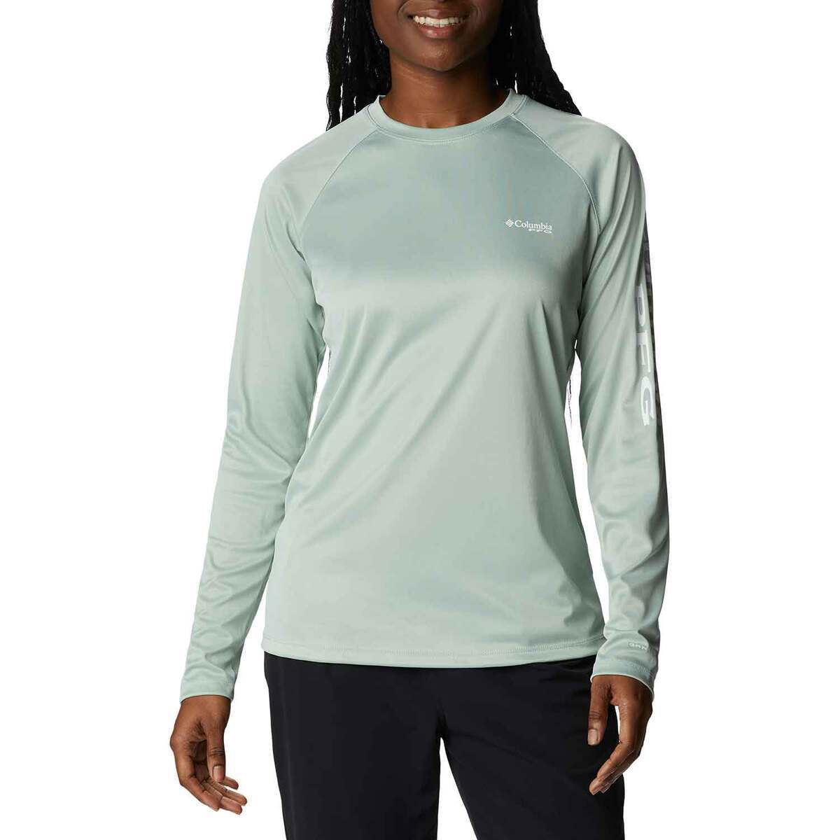 Columbia Women's Tidal Tee Heather Long Sleeve Fishing Shirt Columbia Women's Tidal Tee Heather Long Sleeve Fishing Shirt