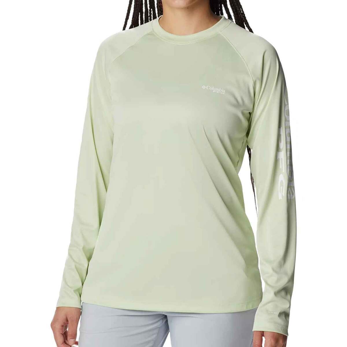 Columbia Women's Tidal Tee Heather Long Sleeve Fishing Shirt Columbia Women's Tidal Tee Heather Long Sleeve Fishing Shirt