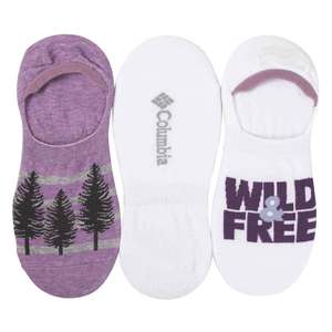 Columbia Women's Tree 3 Pack Liner Casual Socks Columbia Women's Tree 3 Pack Liner Casual Socks