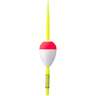 Comal Tackle Spring Stick Pear Float - Fluorescent Red/White, 1-1/2in - Fluorescent Red/White