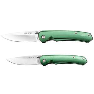 Buck Knives 128 and 129 Folding Knife Combo Collector's Tin Buck Knives 128 and 129 Folding Knife Combo Collector's Tin