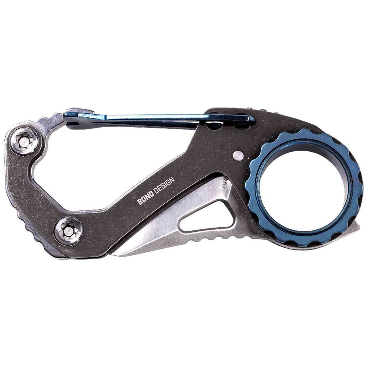 CRKT Compano Sheepfoot 1.44 inch Folding Knife - Black/Blue CRKT Compano Sheepfoot 1.44 inch Folding Knife - Black/Blue