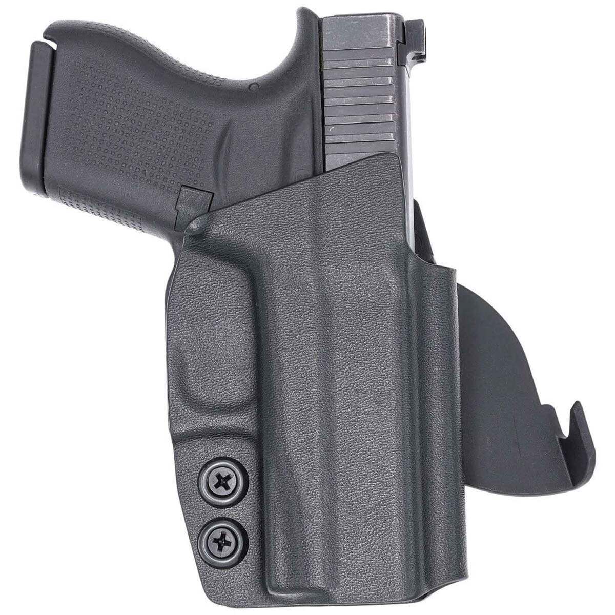 Concealment Express Kydex Glock 43/43X/43X MOS Outside the Waistband Right Hand Holster - Black Concealment Express Kydex Glock 43/43X/43X MOS Outside the Waistband Right Hand Holster - Black