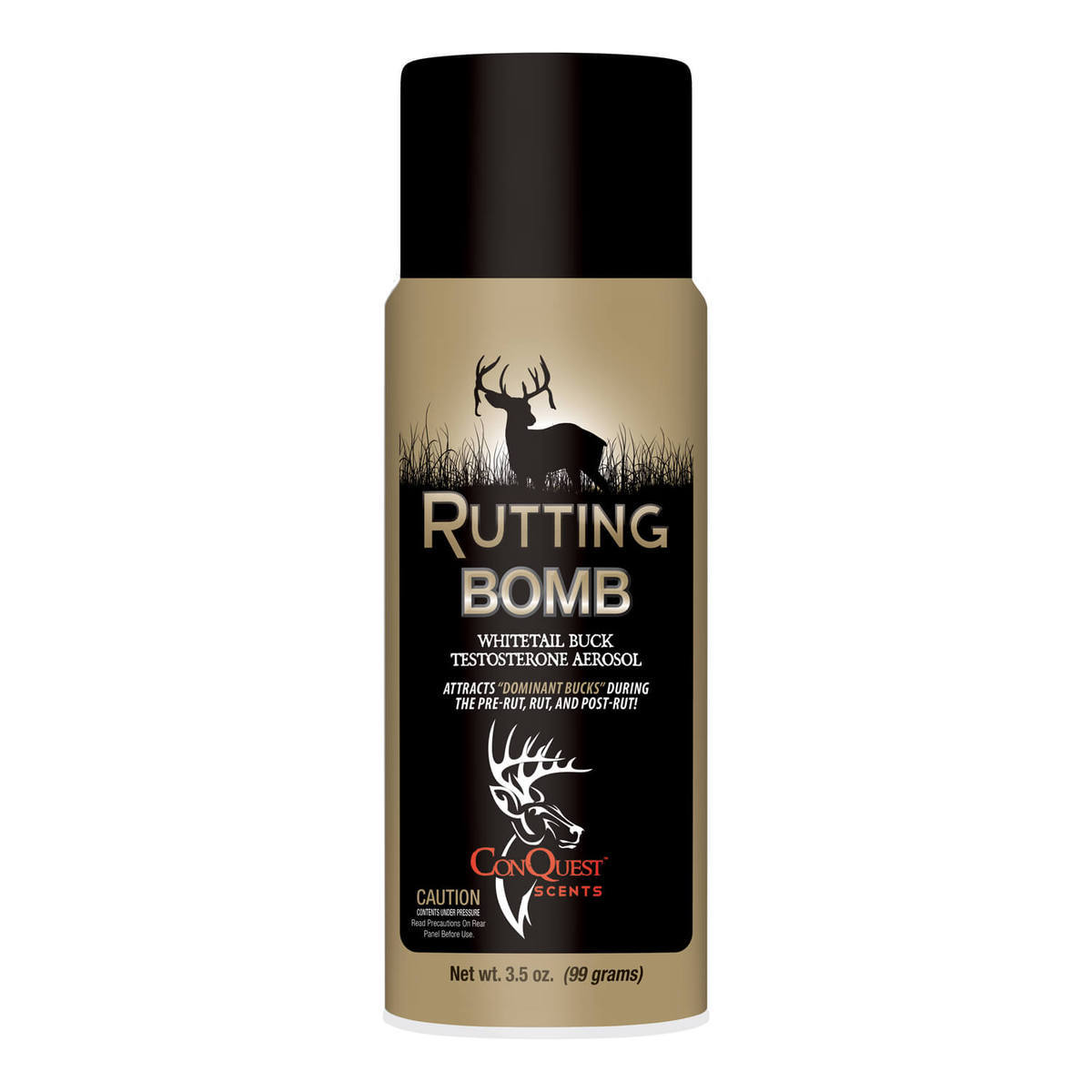 ConQuest Scents ScentBomb Rutting Whitetail Buck Testosterone - 3.5 Ounces - 3.5oz ConQuest Scents ScentBomb Rutting Whitetail Buck Testosterone - 3.5 Ounces - 3.5oz