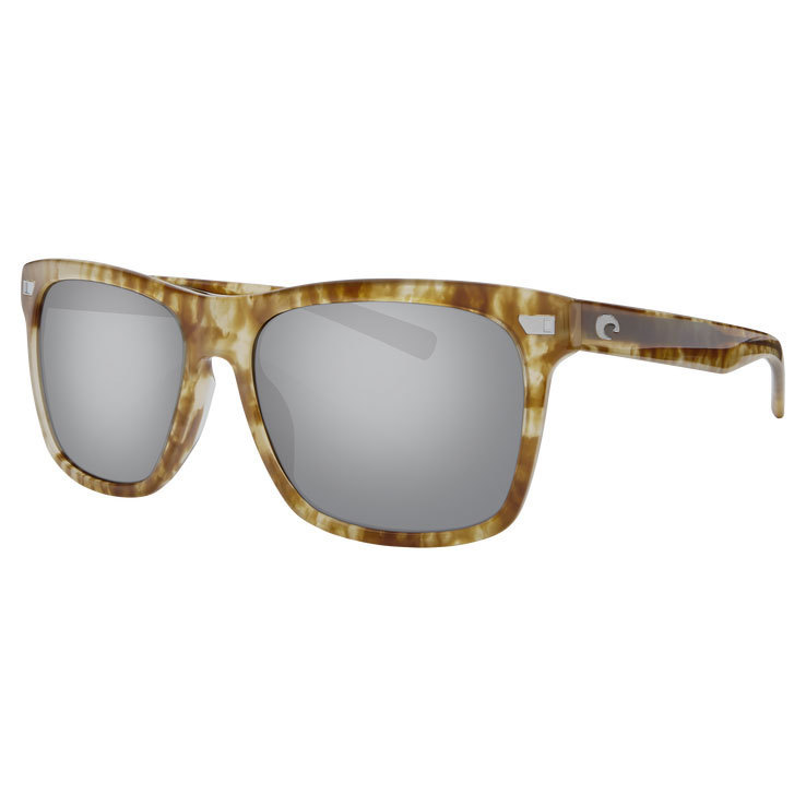 Costa Aransas Polarized Sunglasses - Shiny Kelp/Gray Silver Mirror - Adult Costa Aransas Polarized Sunglasses - Shiny Kelp/Gray Silver Mirror - Adult
