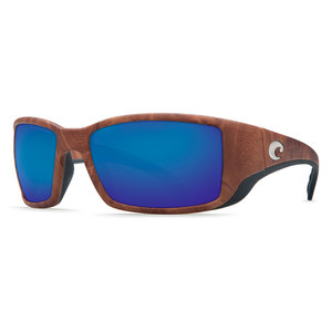 Costa Blackfin Polarized  Sunglasses - Brown/Blue Mirror Lens