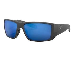 Costa Blackfin PRO Polarized Sunglasses - Matte Black/Blue Lightwave