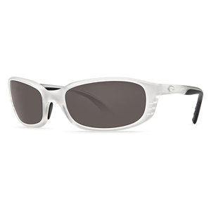 Costa Brine Polarized Sunglasses - Matte Crystal/Gray Lens