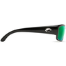 Costa Caballito Polarized Sunglasses - Shiny Black/Green Mirror - Adult