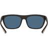 Costa Cheeca Shiny Black Sunglasses - Gray Silver