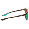 Costa Cheeca Sunglasses - Matte Shadow Tortoise - Green Mirror Polarized 580P 580P - Adult