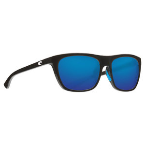 Costa Cheeca Sunglasses Shiny Black - Blue Mirror Polarized 580G