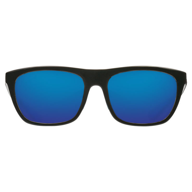 Costa Cheeca Sunglasses Shiny Black - Blue Mirror Polarized 580G - Adult Costa Cheeca Sunglasses Shiny Black - Blue Mirror Polarized 580G - Adult