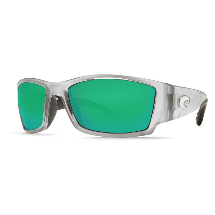 Costa Corbina Sunglasses Matte Black - Green Mirror Polarized 580G - Adult Costa Corbina Sunglasses Matte Black - Green Mirror Polarized 580G - Adult
