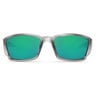 Costa Corbina Sunglasses Matte Black - Green Mirror Polarized 580G - Adult