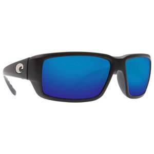 Costa Del Mar Fantail Polarized Sunglasses - Matte Black/Blue